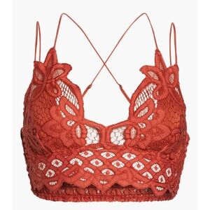 Lace Bralette in Rust